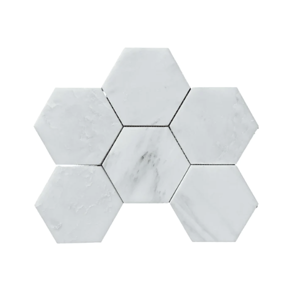 Asian Statuary Hexagon 5" Mosaic